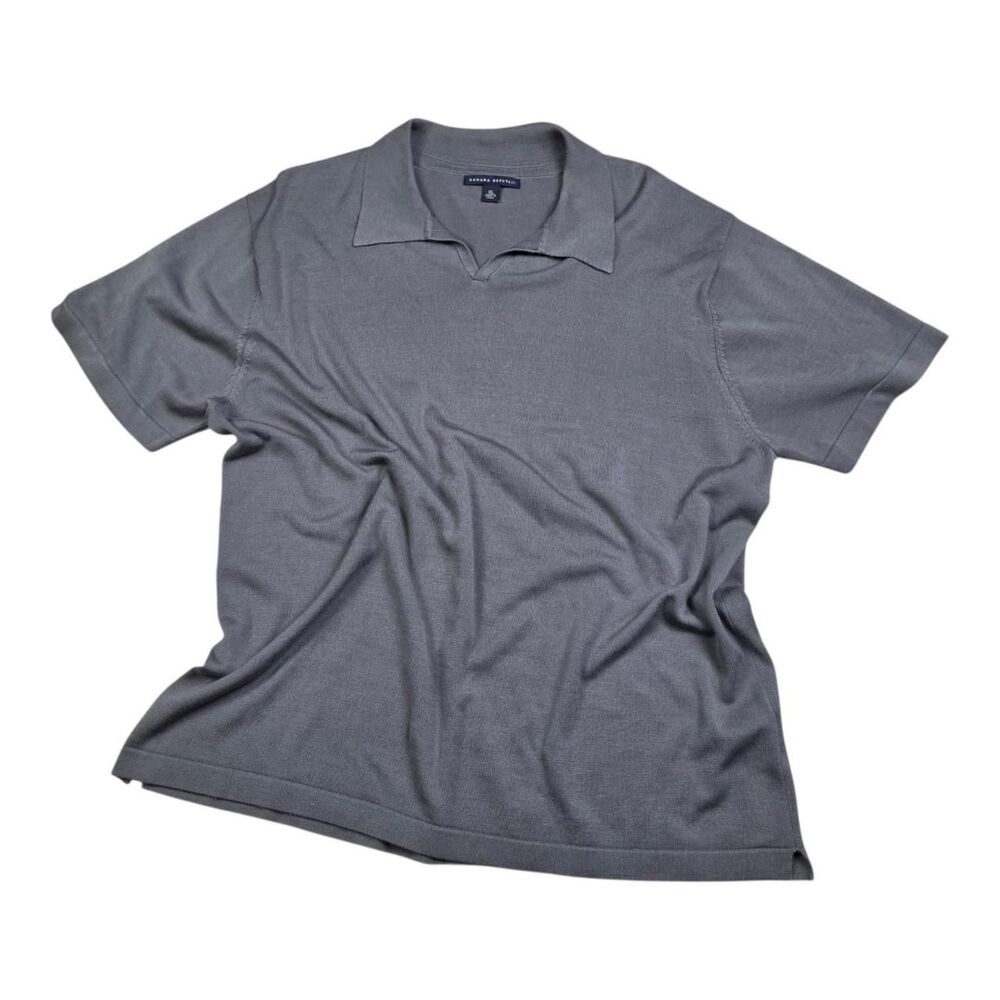 Banana-republic Men's Grey and Blue Polo-shirts